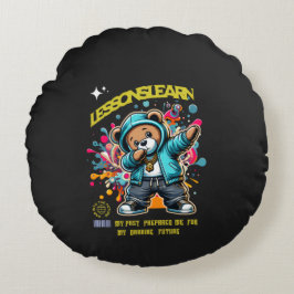 Home DABBING FUTURE Lessons Learn  Pillow  Rond Kussen