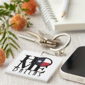 HOME Dallas Texas Sleutelhanger (Voorkant Rechts)
