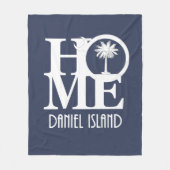 HOME Daniel Island South Carolina Fleece Deken (Voorkant)