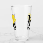 HOME DE Funiak Springs Yellow Hibiscus Glas (Links)