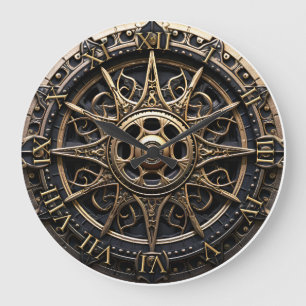 Home Decor  houten scheepsstuurwiel Grote Klok