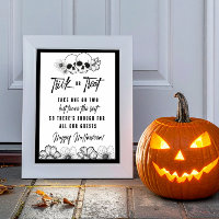 Home Decor schedels Trick or treat Halloween Teken
