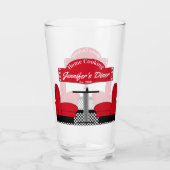 Home Diner Kitchen Restaurant Soda Pop Tea Beer Glas (Achterkant)