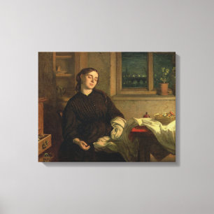 Home Dreams, 1869 (olie op canvas neergezet op dee Afdruk