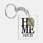HOME Duncan Oklahoma Sleutelhanger (Voorkant Links)