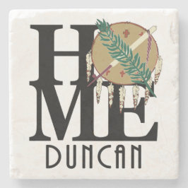 HOME Duncan Oklahoma Stenen Onderzetter