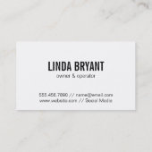 Home | Duster (blauw) Visitekaartje (Achterkant)