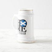HOME Edinburgh Scotland Beer Stein Bierpul (Voorkant links)