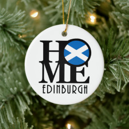 HOME Edinburgh Scotland Keramisch Ornament