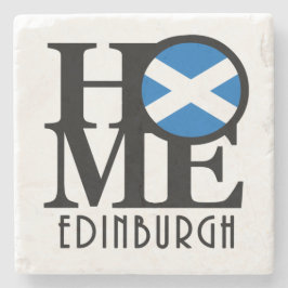 HOME Edinburgh Scotland Stenen Onderzetter