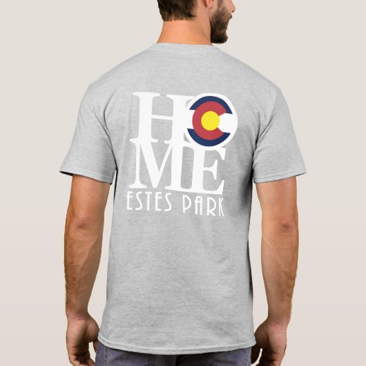 HOME Estes Park CO T-shirt (Achterkant)