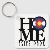 HOME Estes Park Colorado Sleutelhanger (Voorkant)