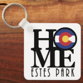 HOME Estes Park Colorado Sleutelhanger (Voorkant)