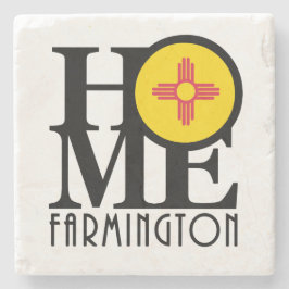 HOME Farmington New Mexico Stenen Onderzetter
