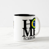 HOME Florianópolis Tweekleurige Koffiemok (Voorkant rechts)
