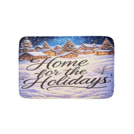 'Home for the Holidays' Bath Mat