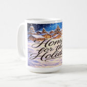 'Home for the Holidays' Coffee Mug (Devant gauche)