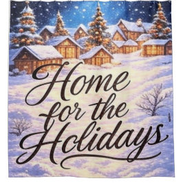 'Home for the Holidays'  Douchegordijn