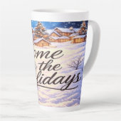 'Home for the Holidays' Latte Mug Mok (Rechterhoek)