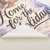 'Home for the Holidays'  Sherpa Deken (3/4)