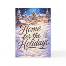 'Home for the Holidays' Vouwkaart