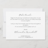 Home Foto First Happy Housiever Realtor Kaart (Achterkant)