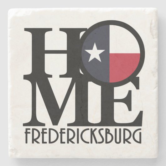 HOME Fredericksburg TX Stenen Onderzetter (Voorkant)