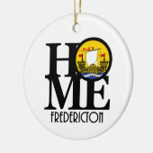 HOME Fredericton New Brunswick Keramisch Ornament (Links)