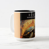 Home Galapagos Tortoise Tweekleurige Koffiemok (Voorkant links)