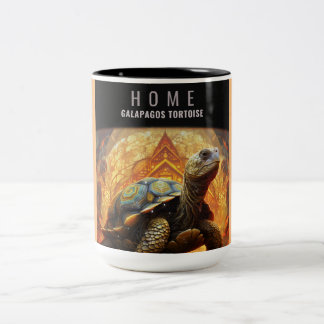 Home Galapagos Tortoise Tweekleurige Koffiemok