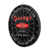 Home Garage Auto Mechanic Dartboard Board Dartbord (Voorkant Rechts)