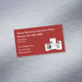 Home Garantie Diensten Visitekaartje Magneten (Voorbeeld)