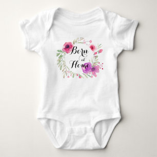 Home Geboorte Bloemen Baby Meisje Romper