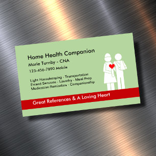 Home Gezondheid Companion CNA Magnetisch Visitekaartje