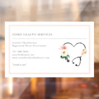 Home Gezondheid Verpleegster Bloemen