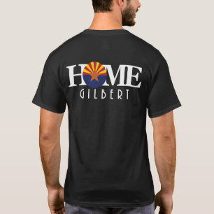 HOME Gilbert Arizona (achterafdruk) T-shirt
