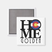 HOME Golden CO Magneet (Voorkant / Achterkant)