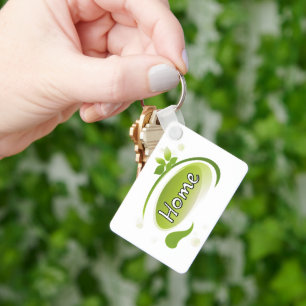 Home Groen bord Sleutelhanger