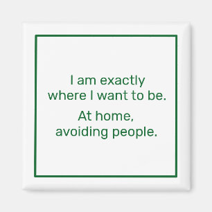 Home (groen) magneet