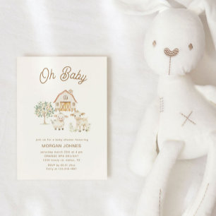Home Grown Cutie Baby shower Kaart