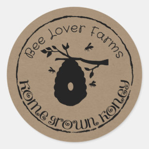Home Grown Honey Labels die u aanpast