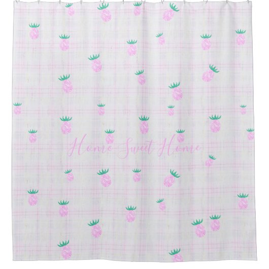 Home Grown Pineapples Douchegordijn (Voorkant)