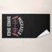 Home Gym Gewicht Opheffen Gepersonaliseerde Fitnes Badhanddoek (Badhanddoek)