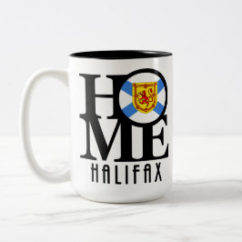 HOME Halifax Nova Scotia 15oz Tweekleurige Koffiemok