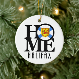 HOME Halifax Nova Scotia Keramisch Ornament