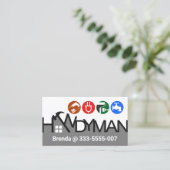 Home Hammer Handyman Signage Visitekaartje (Staand voorkant)