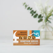 Home Hammer Verticale Gereedschapslijn Visitekaartje (Staand voorkant)