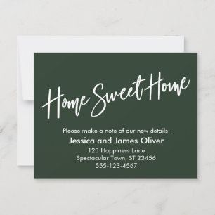 Home-handschrift Evergreen Kaart