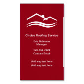 Home Handyman Construction Cartes de visite magnét (devant Vertical)