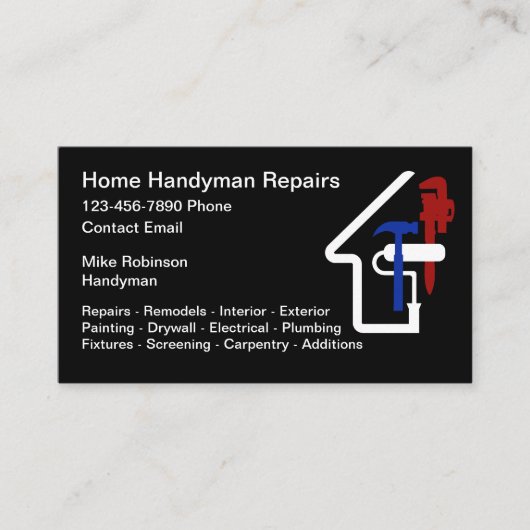 Home Handyman Unieke Visitekaartjes (Voorkant)
